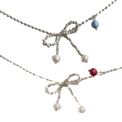 Elegante Strikketting Stijlvolle Bedelketting Veelzijdige Sieraden Legeringsmateriaal Perfect voor Dagelijks Gebruik Feesten en Dates