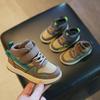 Children's sports shoes 2025 spring and autumn new boys and girls casual shoes high-top medium-sized children's board shoes soft-soled baby shoes s