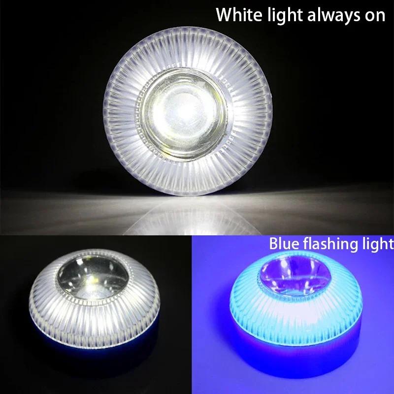 LED Car Emergency Light V16 Flashing Light Magnetic Induction Road Accident Light Portable Strobe Warning Light - 1PC
