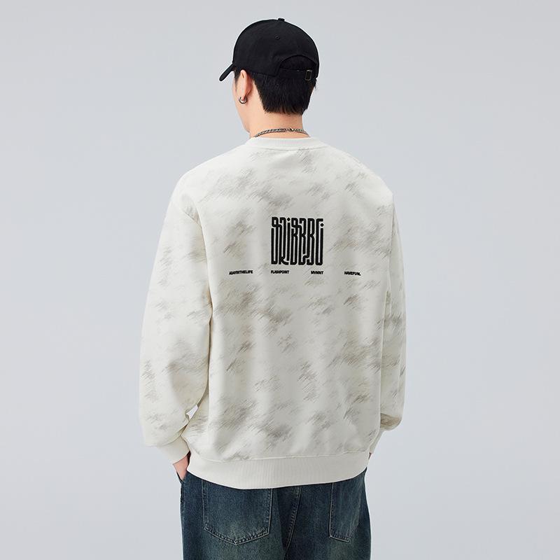 Men's Retro Cloud Heavyweight Hoodie: Trendy, Loose-Fit, Long-Sleeved, Perfect for Spring & Autumn