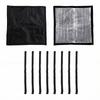2Pcs Black Insulator Cover 41.4x41.4cm Window Sunshades Durable RV Cover  Vent Cover
