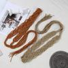 Women Decorative Wax Rope Belt Bohemian Fringed Belt Girl Dress Accessories Ethnic Waiststrap Female Waist Ornament