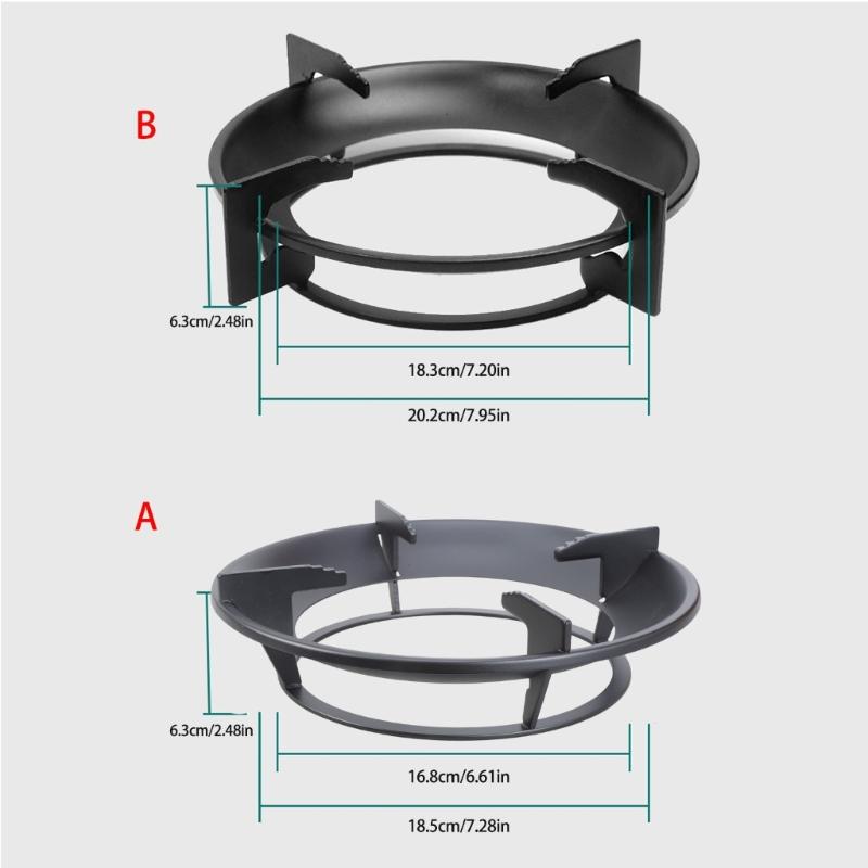 High Temperature Resistant Stainless Steel Gas Stove Rack Gas Cooker Holder Bracket for Secure and Stable Cooking