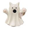 Halloween Ghost Ornaments Cute Ghost Cat Pumpkin Sculpture Spooky Resin Home Decor Desktop