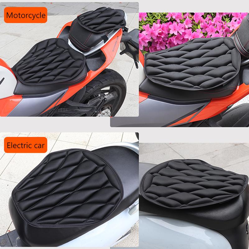SEAMETAL Motocyklový sedák 3D Comfort Vzduchový potah sedáku Izolace proti teplu Prodyšná Vodotěsná EVA Tlumení nárazů