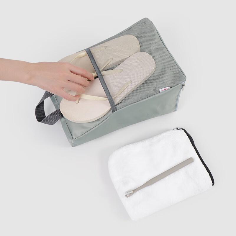Linpan Travel Double Shoe Storage Bag Double Shoe Slot