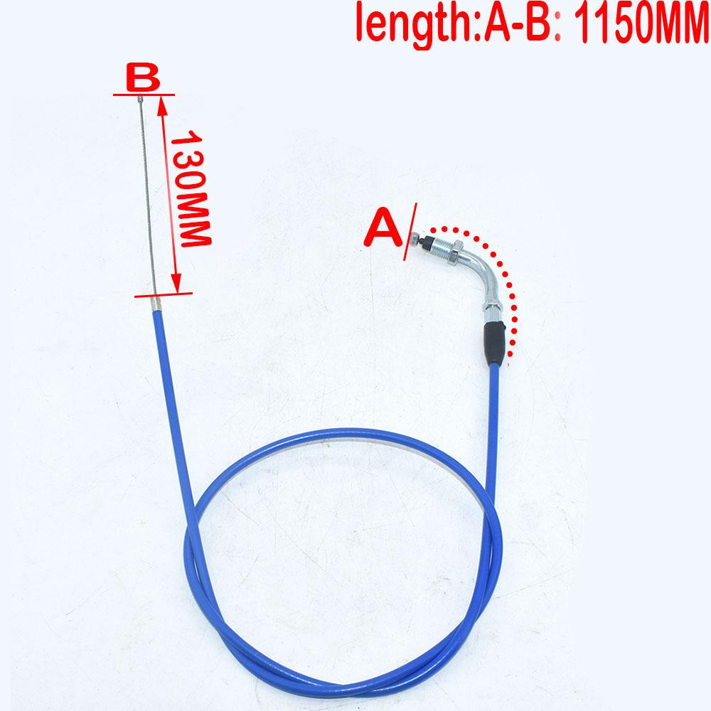 Universal 1200MM Throttle Clutch Cable For Chinese Pit Dirt Motor Bike XR50 CRF50 CRF70 KLX 110 125 SSR TTR BBR