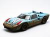 Shelby Collectibles Scale Ford GT40 Mark II Blue Dirty Le Mans 24 Hours 1966 Ford GT 40 MKII Dirty Version 405 1/18 #1