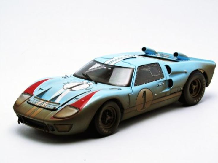 

Shelby Collectibles Масштаб Ford GT40 Mark II Синий Грязный Ле-Ман 24 часа 1966 Ford GT 40 MKII Грязная версия 405 1/18 #1 синий