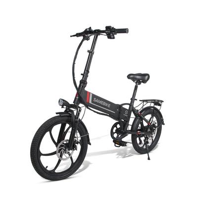 SAMEBIKE 20LVXD30 Adult Convenient Folding Electric Bicycle 250W 48V10.4AH Lithium Battery Electic Bicycle 20 Inch Tires Mountain E-bike