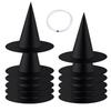 ABIY Halloween Costume Accessories Decoration 12 Pieces Large Witch Hats, Floating Hanging Design