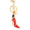 High Glamorous Heel Shoe Keychain Premium Metal Keyring Great For Holiday And Party Favors