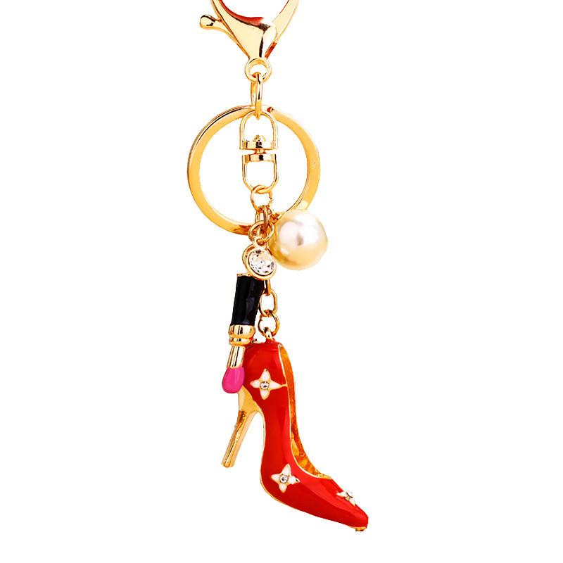 High Glamorous Heel Shoe Keychain Premium Metal Keyring Great For Holiday And Party Favors
