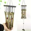 1 Large Outdoor Wind Chime Copper Bell Antique Wind Chime Hanging with Aluminium Alloy Tube Decorative Patio Art Decorations