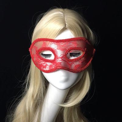 Hirigin Damen Sexy Spitze Augenmaske Party Masken für Maskerade Halloween Venezianische Kostüme Rot Schwarz Weiß Exotische Accessoires