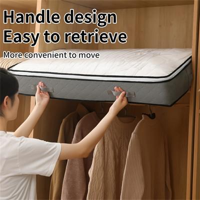 Underbed Storage Bag Foldable Quilt Clothes Storage Bag Large Capacity Dustproof Toys Bags Moisture Dust Proof Proof Organizer