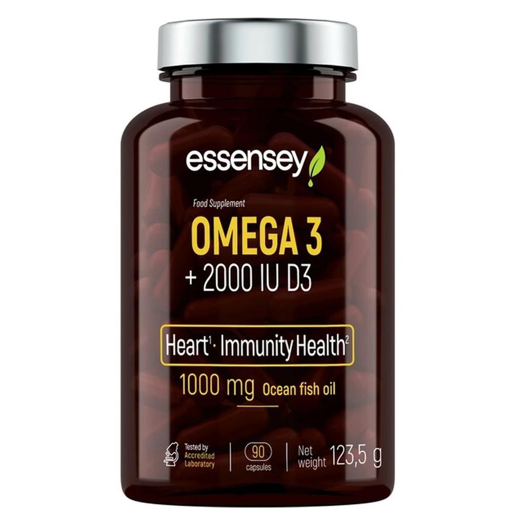 Omega 3 + 2000IU D3 - 90 caps