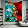 Triforce Wall Hanging Printed Fabric Blanket Decorative Tapestries for Bedroom Living Room Home Decor
