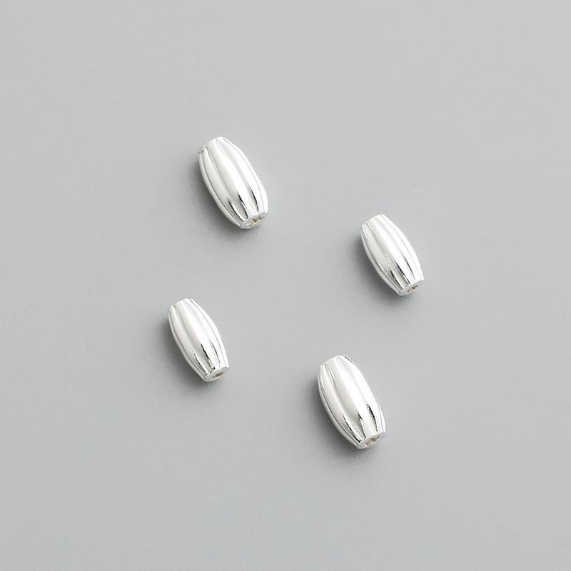 Ασήμι Στερλίνα 925 Ελιές και Χάντρες Ρυζιού για DIY Βραχιόλια και Κολιέ