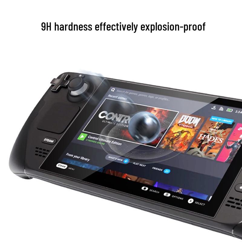 Steam Deck Tempered Glass Screen Protector - High-Definition Film for Handheld Gaming