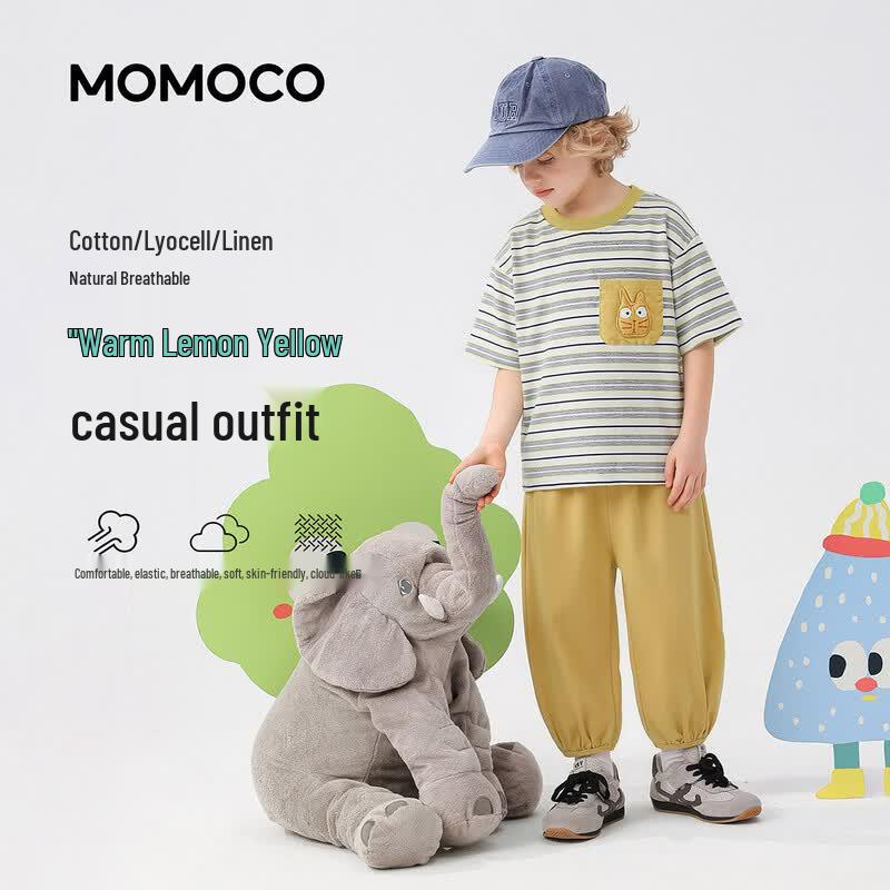MOMOCO Boy s Summer Two-Piece Set 140