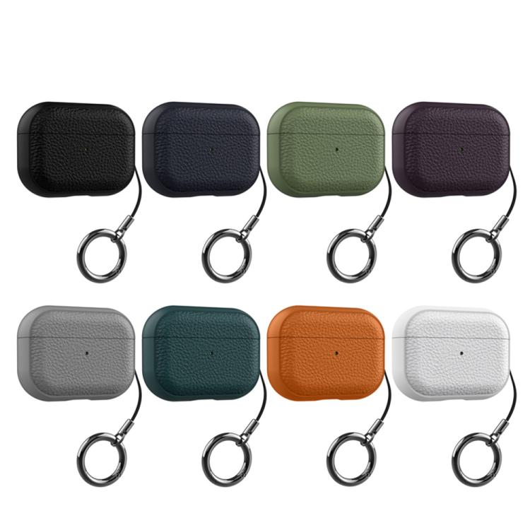 XDcase Lychee Texture TPU Earbuds Case with Buckle