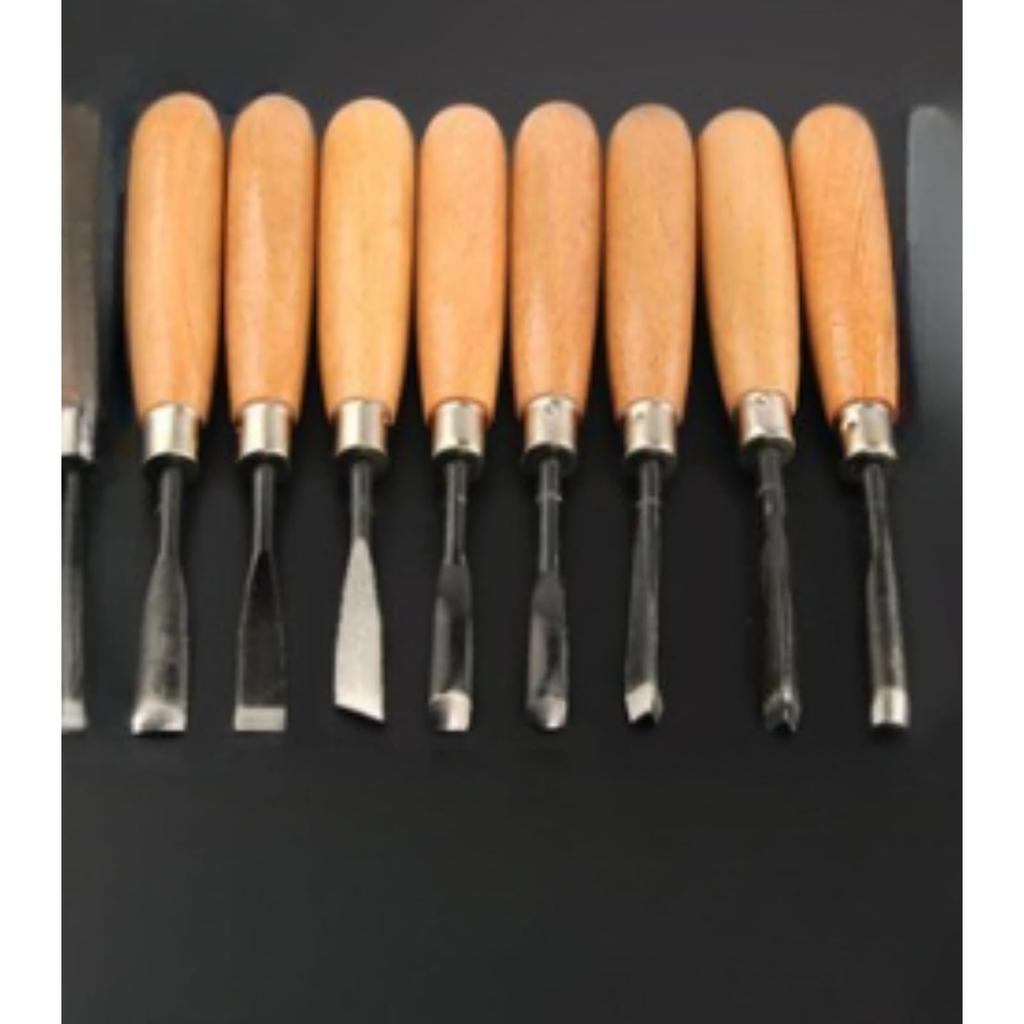 GrnArt Wood Carving Carving Knife and Hand Chisel Set for Hand Wood Carving Carving Traditional Wood Seal DIY Tools 8-Piece Set, Carving, Woodworking,