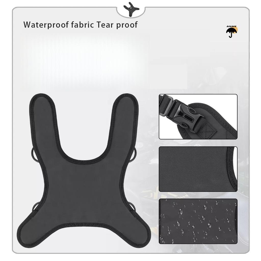 Motorrad Tankrucksack Basisweste Tragbare Motorrad Tankrucksäcke Befestigungssatz für Universelles Offroad-Motorrad Tankrucksack-