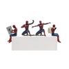 MINISO 4pcs Hasbro Marvel Spider Man Superhero Spiderman 7-9cm Action Figure Spider-Man Anime Collection Mini Toys Model Children Gift