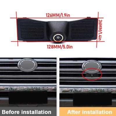 AHD Car Front View Camera Night Vision Waterproof Front Parking Camera For Toyota Land Cruiser 200 LC200 2018 2019 2020 2021
