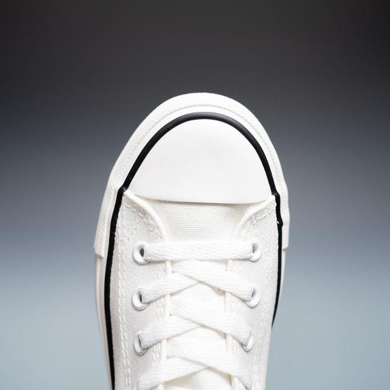 Botte Montante en Toile Décontractée pour Femme Mouvement Lacets Croisés Fermeture Éclair Latérale Confortable Talons Plats Bottes Femme Chaussures de Danse Hip-hop Extérieur