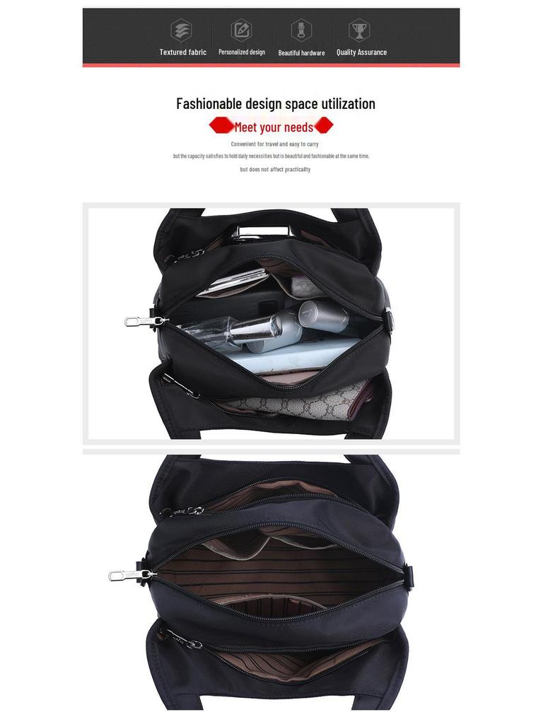 Leichte Mehrschichtige Vielseitige Schulter- & Umhängetasche mit großem Fassungsvermögen für Damen