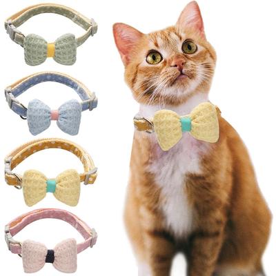 Adjustable Bow Tie Pet Supplies Dog Necklace Tie Necktie Kitten Collar Cat Collars