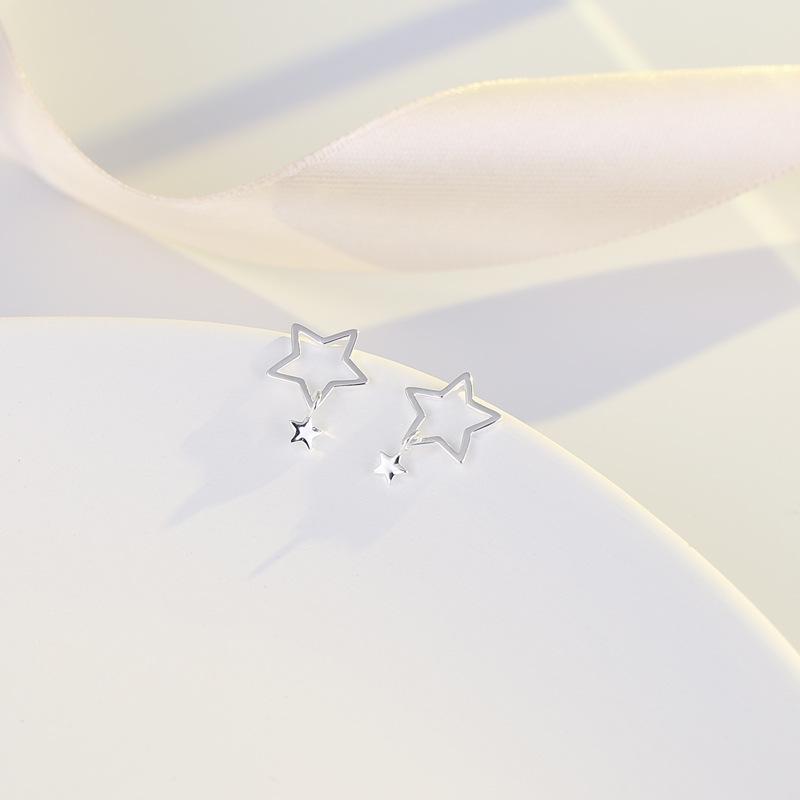 

Серьги-звезды из серебра Banyan Tree S925: Трендовый, элитный нишевый дизайн 2021 года ES1525 серебряный