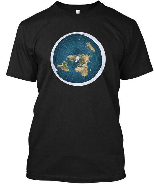Flat Earth Tee T shirt Made in the USA Size S to 5XL XL