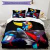 3pcs UFO Robo Grendizer pattern bedding set duvet cover set includes duvet cover &pillowcases, perfect all season bedroom decoration & gift