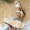 Freizeitschuhe, Sommerschuhe für Damen, Sandalen, Rutschfeste Schuhe, Atmungsaktiv und Leicht, Verschleißfeste Hausschuhe