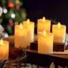 Flammenlose LED-Kerzen Lichtsimulation Flackernde Stumpenkerzen Teelichter Heim- Hochzeits- Geburtstagsfeier-Dekoration