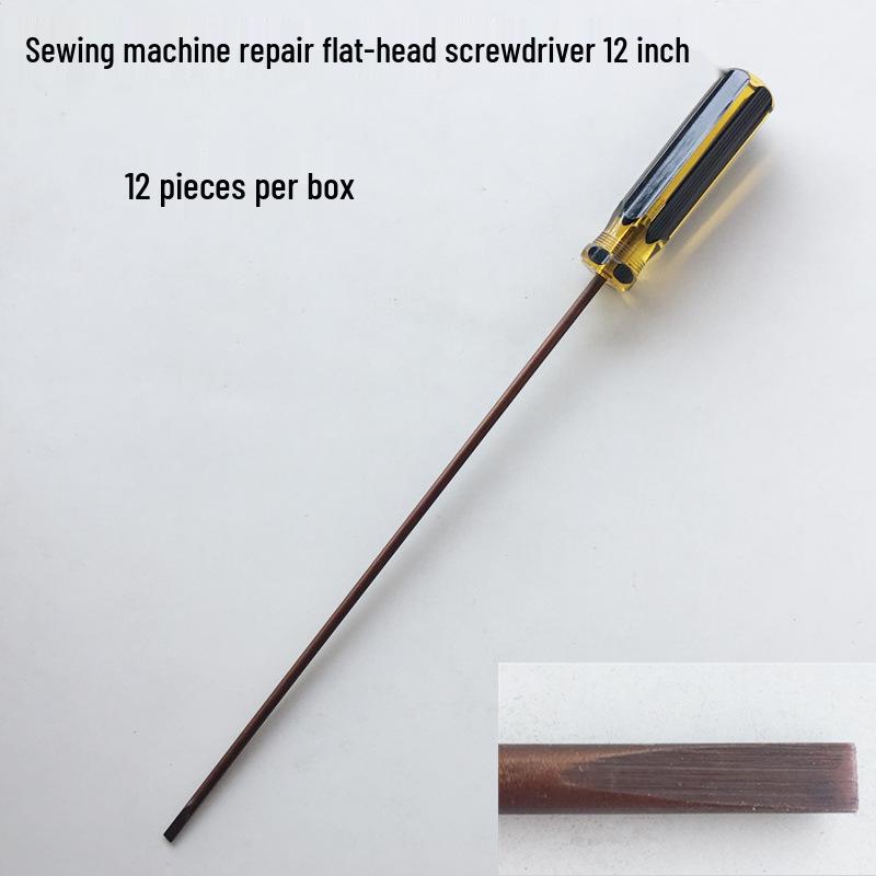 12-inch Magnetic Flathead Screwdriver for Repairs and Maintenance