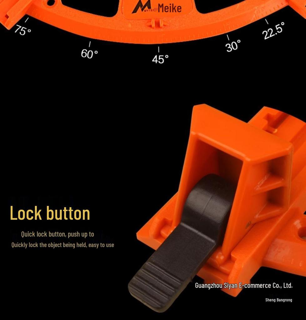 Kątownik Stolarski i Spawalniczy 90° z Jednym Uchwytem