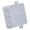 N6 Fastbox wall-mounted installation box 85x85x38mm, self-locking, gray