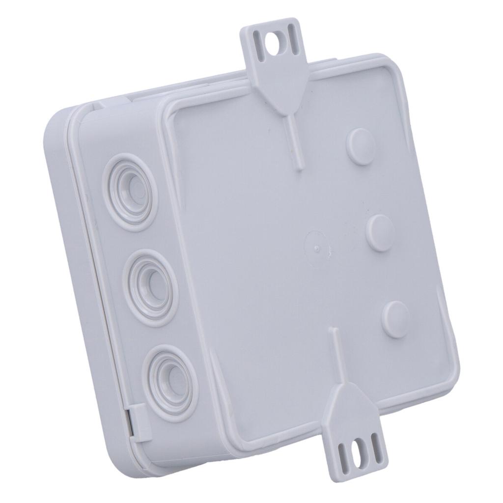 N6 Fastbox wall-mounted installation box 85x85x38mm, self-locking, gray