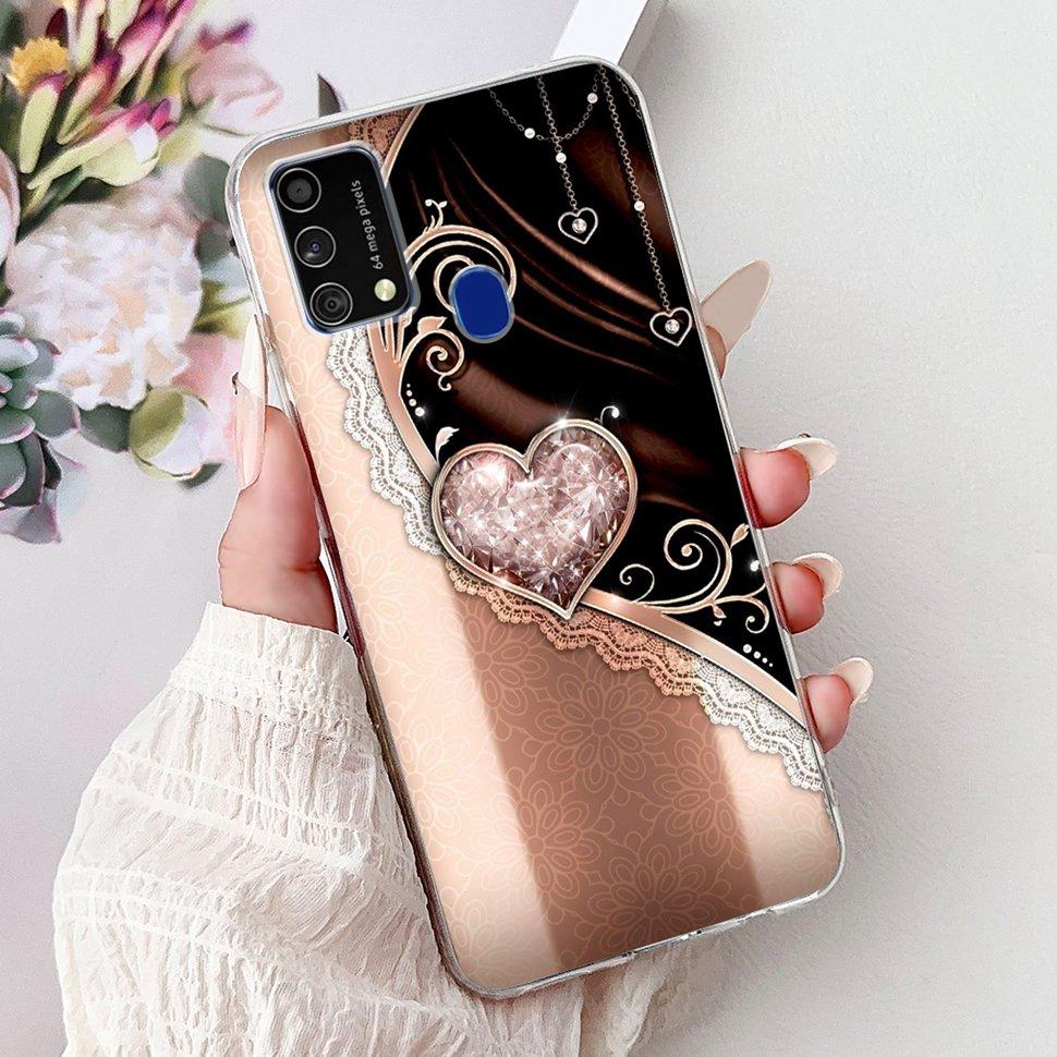 Cute Cat Caroon Cover For Samsung Galaxy A21s Case Soft Silicone Fundas Phone Cases For Samsung A 21s  A21s SM-A217F Full Bumper