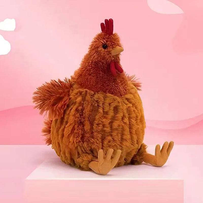 

Зараз в наявності The Uk Jellycat London Pretty Soft Puffed Dolls Плюшеві іграшки Сесіл Чік Клуні Півень Бессі Чік Плюшева іграшка