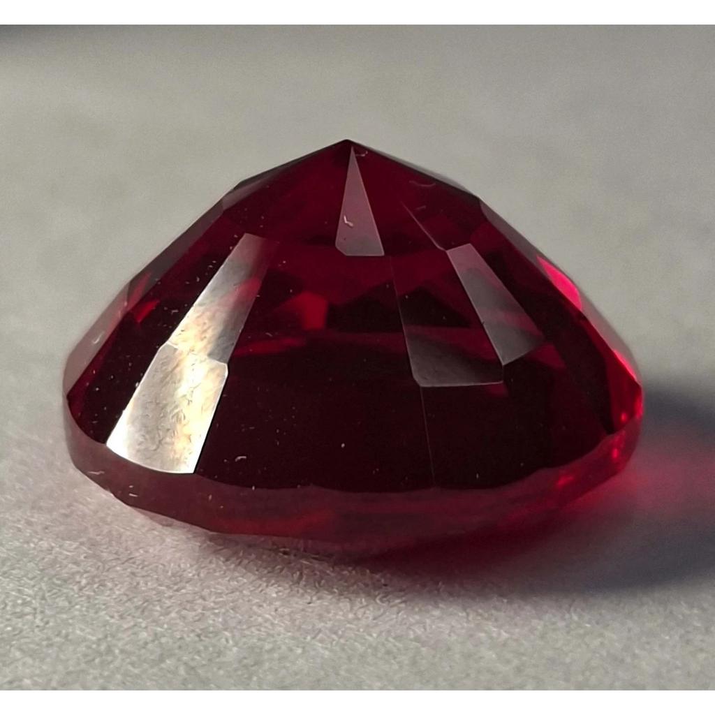 Round Cut Natural Red Ruby Mozambique 17-19 Ct Beautiful Certified Gemstone