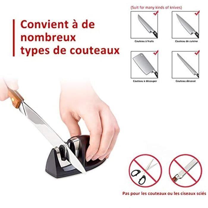Kitchen Sharpener - Hanmir - 2 In 1 - Stainless Steel - Non-slip Base