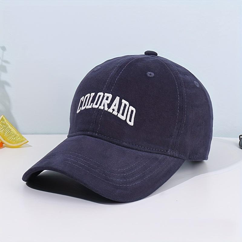 Embroidered Letter Baseball Caps, Men's and Women's Versatile Face-showing Caps, Four-season Outings, Casual Summer Sports Visor