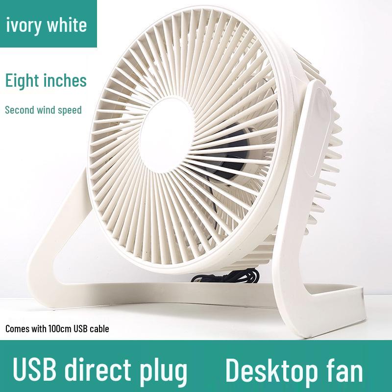 5-Inch USB Mini Electric Desk Fan, Silent Student Office Cooling