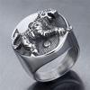 Tai Chi Tiger Men's Retro Band Ring