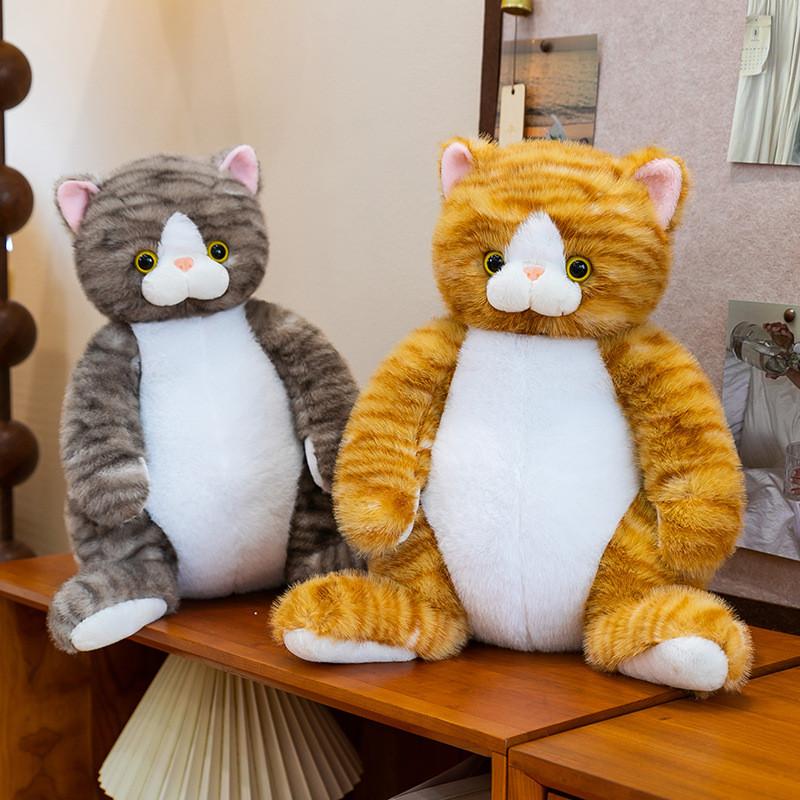 Plush Cat Toy Pillow With Pp Cotton Fill For Girls And Kids Comfort